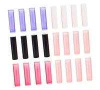 Beaupretty 40Pcs Refillable Lip Balm Containers Empty Lipstick Tubes Lightweight Compact Lip Gloss Holders for Travel DIY Lipstick Holder with Leak Design and Label Friendly Surface