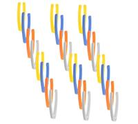 Beaupretty 40PCS S Plastic Tweezers for Fine Motor Skills Training Insect Nipper Classroom Bead Tweezers Multi-Color Educational for Sensory Play Nature Exploration Science Learning and