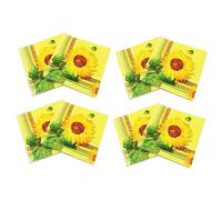 Beaupretty 40pcs Sunflower Printed Napkins Vibrant Paper Napkins for Parties Banquets and Daily Use High Absorbent Quality Serviettes for Comfortable Wiping Experience