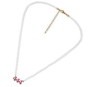Beaupretty 444 Pearl Choker Necklace for Women Beaded Design Elegant Jewelry Occasion Birthdays Christmas and Valentine Day