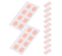 Beaupretty 48 Pairs Soft Silicone Eyeglasses Nose Pad Cushions, Self-Adhesive Non-Slip Nose Pads for Glasses and Sunglasses, Skin Color Oval 9x6x1mm for Comfortable Eyewear Fit
