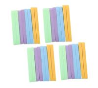 Beaupretty 48pcs Compressed Facial Cleansing Sponges Reusable Exfoliating Face Pads for Women Gentle Deep Cleaning Makeup Removal Soft Expandable Puff in Pink Yellow Blue Purple for Spa and