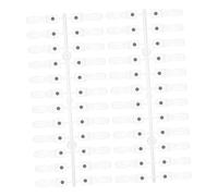 Beaupretty 48pcs Magnetic Nail Polish Sample Sticks Display Card for Salon Nail Supplies Easy Detach Practice Board for DIY Manicure Training Beginner Friendly