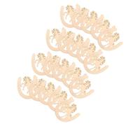 Beaupretty 48pcs Unfinished Horseshoe Cutouts Wooden Slices DIY Painting Craft Pieces Graffiti Wood Decorations for Home and Holiday Arts Projects