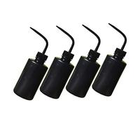 Beaupretty 4pcs 250ml Rinse Bottle for Eyelash Extensions Water Squeeze Bottle for Liquids Lash Cleaning and Salads Black
