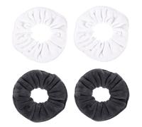 Beaupretty 4pcs Absorbent Microfiber Hair Scrunchies Set Ultra Soft Hair Drying Bands for Women Fast Dry Wet Ties Suitable for Bath Sports and Daily Use