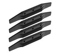 Beaupretty 4pcs Acoustic Guitar Bridge Saddles Polished Replacement Parts for DIY Guitar Lightweight Compact for Practice Performance Recording