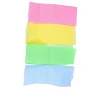 Beaupretty 4pcs Bath Scrubber Shower Back Exfoliating Deep Cleaning Cloth for Back Scrub