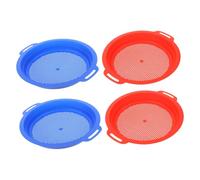 Beaupretty 4pcs Beach Sand Sifters Plastic Sand Sieve for Vibrant Colors for Boys for Beach Parties and Gardening Fun