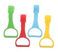 Beaupretty 4pcs Boy Girl Pull Ring Standing Support for Cot Playpen Handles Hanging Rings for Boys and Girls Playpen Accessories