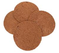 Beaupretty 4pcs Breathable Coconut Fiber Bird Nest Mats for Pigeon Breeding, 21.5cm Diameter, 1cm Thick Nesting Pads for Bird Cage Bedding and Egg Protection