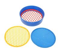 Beaupretty 4pcs Colorful Sand Sieve Toy Set for Boys and Girls Beach Sand Sifters for Summer Fun Sturdy Plastic Easy to Use for Beach and Park Random Color