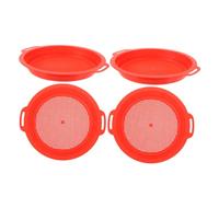 Beaupretty 4PCS Colorful Sand Sifter Educational Treasure Hunting for Beach Play Safe Plastic Strainer for Outdoor Fun Summer Birthday