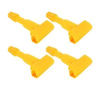 Beaupretty 4pcs Commercial Grade Mop Head Clips Detachable Plastic Mop Stick Replacement Clamps Heavy Duty for Professional Floor Cleaning