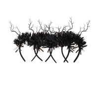 Beaupretty 4pcs Dead Tree Branch Headband Gothic Style for Halloween Party Decorative Goth Headbands Simulated Branch Headpiece Spooky Women Hair Accessory for Day Dead Cosplay and Holiday