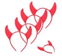 Beaupretty 4Pcs Devil Horn Headband for Halloween Cosplay Unique Hair Decorating Prop for Parties and Stage Performance Fashionable Hairband