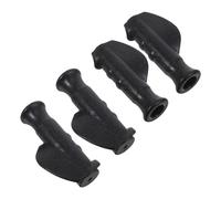Beaupretty 4pcs Diameter Walker Handle Grips Replacement Soft Cushioned Non-slip Wheelchair Brake Hand Grips for Walking Sticks and Rollators Fatigue-reducing Comfortable Black Covers