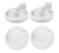 Beaupretty 4pcs Dishwasher Wheel Bracket Lower Rack Dishwasher Rack Pulley Bracket Parts Pulley for Appliances Replacement