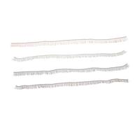 Beaupretty 4pcs Doll Eyelashes Strips Realistic Fake Lashes Pack for Crafts Doll Decorative Supplies