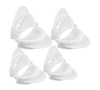 Beaupretty 4pcs Dumpling Maker Mould Press Set Versatile Plastic Pp Material Convenient Dumpling Making Tool White Kitchen Gadget for Family Gatherings Suitable for Wontons and Ravioli