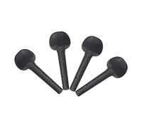 Beaupretty 4PCS Ebony Wood Tuning Pegs for Violin String Instrument Accessories with Pre Drilled for Easy Assembly Durable Elegant Replacement for Fiddler