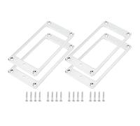 Beaupretty 4pcs Electric Guitar Pickup Effects with Metal Flat Frame Design for Enhanced Sound Quality and Performance