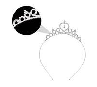 Beaupretty 4Pcs Elegant Women Bridal Crown Shiny Wedding Hair Decor for Brides Flower Special Occasions Durable Lightweight Tiaras for Stunning Looks