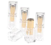 Beaupretty 4pcs Empty Lipstick Tube Lipstick Container Holder Reusable Lip Balm Tube for Diy Storage Containers for Lipgloss Empty