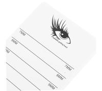 Beaupretty 4pcs Eyelash Extension Tool Tray with Camellia Design Handheld Pallet Stable Support Smooth Surface for Lash Grafting and False Eyelash Display in Beauty Salons and Home Use