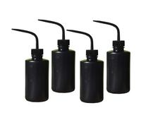 Beaupretty 4pcs Eyelash Washing Bottles with Bent Nozzle Flexible Plastic Squeeze Dispensers for Tattoo Lab Hairdresser Use Stable Base Impact Resistant Multipurpose Rinse Bottles