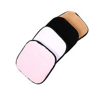 Beaupretty 4pcs Face Washing Pad Exfoliating Sponge Puff Set Square Short Fiber Makeup Removal Tool Multi-color for Daily Facial Cleansing and Skincare