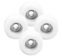 Beaupretty 4Pcs Finger Skateboard Wheels Replacement High Speed Bearing Rollers for Fingerboard Plastic and Stainless Steel Fun Educational Finger Exercise for Adults
