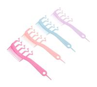 Beaupretty 4pcs Fluffy Hair Comb Z-shaped Styling Combs for Women Root Lifting Clips Hair Volume Clips for Women Double-sided for Bangs Portable for Travel