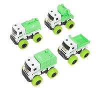 Beaupretty 4pcs Friction Powered Garbage for Educational Trash Car to Enhance Creativity and Social Skills for Young