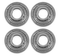 Beaupretty 4pcs Front Wheel Bearing Small Wheel Bearings Wheelchair Front Bearings with Wheels Hub for Wheelchair Bearings Wheelchair Wheel Bearings Front Wheel Walker Caster Steel Silver