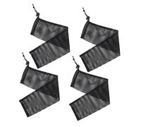 Beaupretty 4pcs Hanging Mesh Bird Feeder Drawstring Bags Nylon Wild Finch Sock Feeders Outdoor Garden Wild Bird Feeding Pouch Supply