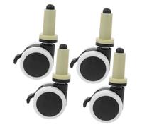 Beaupretty 4pcs Heavy Duty High Chair Wheels Swivel Casters Replacement Furniture Castors Smooth Silent Rolling for Dining Chairs Random Color