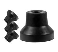 Beaupretty 4Pcs Heavy Duty Non-Slip Crutch Tips Rubber Cane Feet Replacement for Crutches Walking Sticks and Mobility Aids Sturdy and Wear-Resistant Suitable for Seniors
