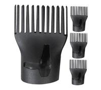 Beaupretty 4pcs High Temperature Hair Styling Nozzle Versatile Blow Dryer Comb Attachments for Straightening Detangling Heat Resistant Plastic for Salon Home Use