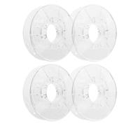 Beaupretty 4pcs Hollow 0.25kg Plastic 3D Printer Filament Spools, Reusable Empty Winding Reels for Desktop 3D Printing and Filament Storage Accessories