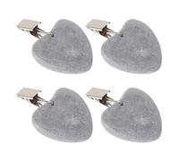 Beaupretty 4pcs Iron Tablecloth Clips for Curtains and Tablecloths Simple Shape Fixing Clips for Dinner Table Use