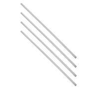Beaupretty 4pcs Iron Thermal Conductivity Rods Heat Transfer Experiment Tools for Physics Lab and Science Education 8 Inch Silver Metal Bars for Engineering Students and Hobbyists