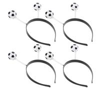 Beaupretty 4pcs Lightweight Plastic Sports Headbands with Spring Design for Game Day Parties Fun Football Themed Accessories for Celebrations