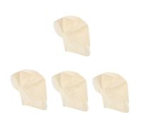 Beaupretty 4pcs Makeup Latex Bald Caps for Cosplay Performance Adults Bald Head Cap Cover Party Costume Accessory