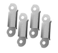 Beaupretty 4pcs Metal Hot Bed Glass Clamps for Printer Build Plate Heavy Duty Stable Platform Clips Printer Accessories for Secure Fixation and Use