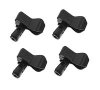 Beaupretty 4Pcs Microphone Holder Clips Lightweight Plastic Mic Clips for Dynamic Vocal Wireless Microphones Easy Installation Portable Design Compatible with Mic Stands