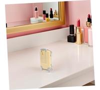 Beaupretty 4pcs Mini Cosmetic Organizer Clear Plastic Eyelash Packaging Box with Suitcase Design Lightweight Makeup Case for Travel Jewelry Hairpin Storage