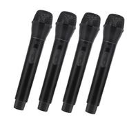 Beaupretty 4pcs Miniature Microphone Toy for Boys and Girls Pretend Microphone Props Vibrant Colors for Creative Play Confidence Building