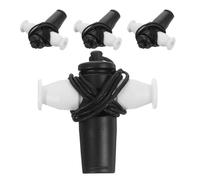 Beaupretty 4pcs Multi-tone Samba Whistles for Early Childhood Music Education Plastic Percussion Instruments for Teachers Coaches Dance Practice Kindergarten Rhythm Development Tools