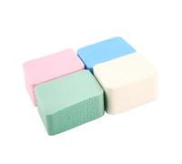 Beaupretty 4pcs Natural Diamond Sponge Powder Puff Make-up Sponge for Face Foundation Application